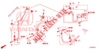 KLIMAANLAGE (FLEXIBLES/TUYAUX) (DIESEL) (2.2L) (LH) für Honda CIVIC DIESEL 2.2 ELEGANCE 5 Türen 6 gang-Schaltgetriebe 2012