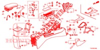 KONSOLE (LH) für Honda CIVIC DIESEL 2.2 ELEGANCE 5 Türen 6 gang-Schaltgetriebe 2012