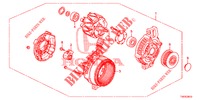 LICHTMASCHINE (DENSO) (DIESEL) (2.2L) für Honda CIVIC DIESEL 2.2 ELEGANCE 5 Türen 6 gang-Schaltgetriebe 2012