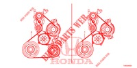 LICHTMASCHINENRIEMEN(DIESEL) (2.2L) für Honda CIVIC DIESEL 2.2 ELEGANCE 5 Türen 6 gang-Schaltgetriebe 2012
