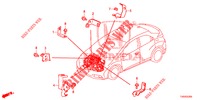MOTORKABELBAUM, STREBE (DIESEL) (2.2L) für Honda CIVIC DIESEL 2.2 ELEGANCE 5 Türen 6 gang-Schaltgetriebe 2012