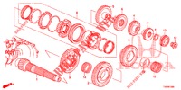 NEBENWELLE (DIESEL) (2.2L) für Honda CIVIC DIESEL 2.2 ELEGANCE 5 Türen 6 gang-Schaltgetriebe 2012