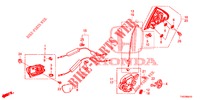 TUERSCHLOESSER, HINTEN/AEUSSERER GRIFF  für Honda CIVIC DIESEL 2.2 ELEGANCE 5 Türen 6 gang-Schaltgetriebe 2012