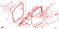 TUERTAFELN, VORNE(2D)  für Honda CIVIC DIESEL 2.2 ELEGANCE 5 Türen 6 gang-Schaltgetriebe 2012
