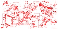 VORDERE TRENNWAND/STIRNWAND  für Honda CIVIC DIESEL 2.2 ELEGANCE 5 Türen 6 gang-Schaltgetriebe 2012