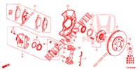 VORDERRADBREMSE  für Honda CIVIC DIESEL 2.2 ELEGANCE 5 Türen 6 gang-Schaltgetriebe 2012