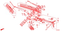 WINDSCHUTZSCHEIBENWISCHER (LH) für Honda CIVIC DIESEL 2.2 ELEGANCE 5 Türen 6 gang-Schaltgetriebe 2012