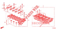 ZYLINDERKOPF (DIESEL) (2.2L) für Honda CIVIC DIESEL 2.2 ELEGANCE 5 Türen 6 gang-Schaltgetriebe 2012