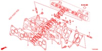 ANSAUGKRUEMMER (DIESEL) (2.2L) für Honda CIVIC DIESEL 2.2 EXCLUSIVE 5 Türen 6 gang-Schaltgetriebe 2012