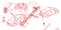 EMBLEME/WARNETIKETTEN  für Honda CIVIC DIESEL 2.2 EXCLUSIVE 5 Türen 6 gang-Schaltgetriebe 2012