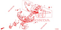 GRILL, VORNE/ZIERLEISTE  für Honda CIVIC DIESEL 2.2 EXCLUSIVE 5 Türen 6 gang-Schaltgetriebe 2012