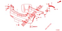 HINTERER STOSSFAENGER  für Honda CIVIC DIESEL 2.2 EXCLUSIVE 5 Türen 6 gang-Schaltgetriebe 2012