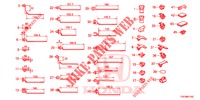 KABELBAUMBAND/BUEGEL(RH)  für Honda CIVIC DIESEL 2.2 EXCLUSIVE 5 Türen 6 gang-Schaltgetriebe 2012