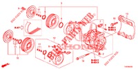 KLIMAANLAGE (COMPRESSEUR) (DIESEL) (2.2L) für Honda CIVIC DIESEL 2.2 EXCLUSIVE 5 Türen 6 gang-Schaltgetriebe 2012