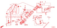 KLIMAANLAGE (FLEXIBLES/TUYAUX) (DIESEL) (2.2L) (LH) für Honda CIVIC DIESEL 2.2 EXCLUSIVE 5 Türen 6 gang-Schaltgetriebe 2012