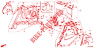 KOFFERRAUM SEITENVERKL.  für Honda CIVIC DIESEL 2.2 EXCLUSIVE 5 Türen 6 gang-Schaltgetriebe 2012