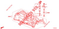 KRAFTSTOFFEINSPRITZUNG (DIESEL) (2.2L) für Honda CIVIC DIESEL 2.2 EXCLUSIVE 5 Türen 6 gang-Schaltgetriebe 2012