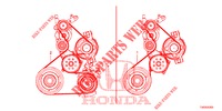 LICHTMASCHINENRIEMEN(DIESEL) (2.2L) für Honda CIVIC DIESEL 2.2 EXCLUSIVE 5 Türen 6 gang-Schaltgetriebe 2012