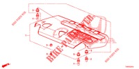 MOTORABDECKUNG (DIESEL) (2.2L) für Honda CIVIC DIESEL 2.2 EXCLUSIVE 5 Türen 6 gang-Schaltgetriebe 2012