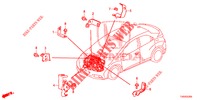 MOTORKABELBAUM, STREBE (DIESEL) (2.2L) für Honda CIVIC DIESEL 2.2 EXCLUSIVE 5 Türen 6 gang-Schaltgetriebe 2012