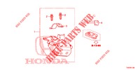 SCHLIESSZYLINDER KOMPONENTEN (INTELLIGENT) für Honda CIVIC DIESEL 2.2 EXCLUSIVE 5 Türen 6 gang-Schaltgetriebe 2012
