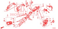 TUERSCHLOESSER, VORNE/AEUSSERER GRIFF  für Honda CIVIC DIESEL 2.2 EXCLUSIVE 5 Türen 6 gang-Schaltgetriebe 2012