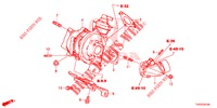 TURBOLADER (DIESEL) (2.2L) für Honda CIVIC DIESEL 2.2 EXCLUSIVE 5 Türen 6 gang-Schaltgetriebe 2012