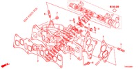 ANSAUGKRUEMMER (DIESEL) (2.2L) für Honda CIVIC DIESEL 2.2 S 5 Türen 6 gang-Schaltgetriebe 2012
