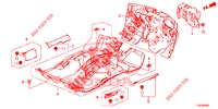BODENMATTE/ISOLATOR  für Honda CIVIC DIESEL 2.2 S 5 Türen 6 gang-Schaltgetriebe 2012