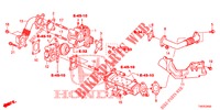 EGR STEUERVENTIL (DIESEL) (2.2L) für Honda CIVIC DIESEL 2.2 S 5 Türen 6 gang-Schaltgetriebe 2012