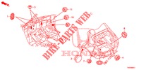 GUMMITUELLE (ARRIERE) für Honda CIVIC DIESEL 2.2 S 5 Türen 6 gang-Schaltgetriebe 2012