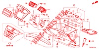 INSTRUMENT, ZIERSTUECK (COTE DE PASSAGER) (LH) für Honda CIVIC DIESEL 2.2 S 5 Türen 6 gang-Schaltgetriebe 2012