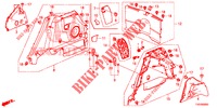 KOFFERRAUM SEITENVERKL.  für Honda CIVIC DIESEL 2.2 S 5 Türen 6 gang-Schaltgetriebe 2012