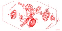 LICHTMASCHINE (DENSO) (DIESEL) (2.2L) für Honda CIVIC DIESEL 2.2 S 5 Türen 6 gang-Schaltgetriebe 2012