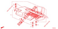MOTORABDECKUNG (DIESEL) (2.2L) für Honda CIVIC DIESEL 2.2 S 5 Türen 6 gang-Schaltgetriebe 2012