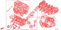 MOTOREINHEIT/GETRIEBE KOMPL. (DIESEL) (2.2L) für Honda CIVIC DIESEL 2.2 S 5 Türen 6 gang-Schaltgetriebe 2012