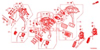 PEDAL (LH) für Honda CIVIC DIESEL 2.2 S 5 Türen 6 gang-Schaltgetriebe 2012