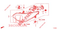 SCHEINWERFER  für Honda CIVIC DIESEL 2.2 S 5 Türen 6 gang-Schaltgetriebe 2012