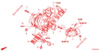 TURBOLADER (DIESEL) (2.2L) für Honda CIVIC DIESEL 2.2 S 5 Türen 6 gang-Schaltgetriebe 2012