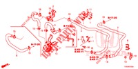 WASSERSCHLAUCH/HEIZUNGSSCHACHT (DIESEL) (LH) für Honda CIVIC DIESEL 2.2 S 5 Türen 6 gang-Schaltgetriebe 2012