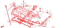 ZYLINDERKOPFDECKEL (DIESEL) (2.2L) für Honda CIVIC DIESEL 2.2 S 5 Türen 6 gang-Schaltgetriebe 2012