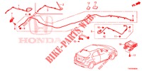 ANTENNE/LAUTSPRECHER (LH) für Honda CIVIC DIESEL 2.2 EXECUTIVE 5 Türen 6 gang-Schaltgetriebe 2012