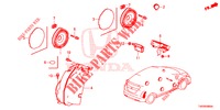 ANTENNE/LAUTSPRECHER  für Honda CIVIC DIESEL 2.2 EXECUTIVE 5 Türen 6 gang-Schaltgetriebe 2012