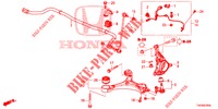 GELENK, VORNE  für Honda CIVIC DIESEL 2.2 EXECUTIVE 5 Türen 6 gang-Schaltgetriebe 2012
