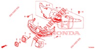 GRILL, VORNE/ZIERLEISTE  für Honda CIVIC DIESEL 2.2 EXECUTIVE 5 Türen 6 gang-Schaltgetriebe 2012