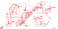 KLIMAANLAGE (FLEXIBLES/TUYAUX) (DIESEL) (2.2L) (LH) für Honda CIVIC DIESEL 2.2 EXECUTIVE 5 Türen 6 gang-Schaltgetriebe 2012
