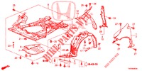 KOTFLUEGEL, VORNE  für Honda CIVIC DIESEL 2.2 EXECUTIVE 5 Türen 6 gang-Schaltgetriebe 2012