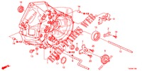 KUPPLUNGSGEHAEUSE (DIESEL) (2.2L) für Honda CIVIC DIESEL 2.2 EXECUTIVE 5 Türen 6 gang-Schaltgetriebe 2012