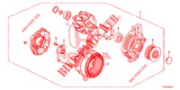 LICHTMASCHINE (DENSO) (DIESEL) (2.2L) für Honda CIVIC DIESEL 2.2 EXECUTIVE 5 Türen 6 gang-Schaltgetriebe 2012