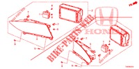 MITTLERES DISPLAY  für Honda CIVIC DIESEL 2.2 EXECUTIVE 5 Türen 6 gang-Schaltgetriebe 2012